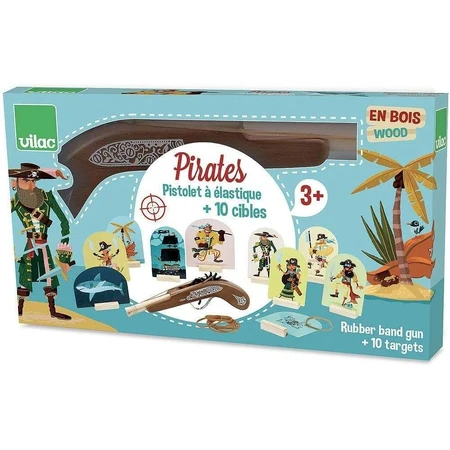 Piratenpistool met elastiek