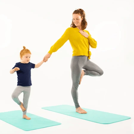 Esterilla de yoga para adultos, ecológica - Tierra, turquesa