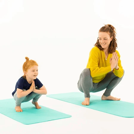 Esterilla de yoga para adultos, ecológica - Tierra, turquesa