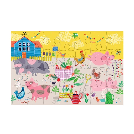 28 pieces jigsaw - Farm