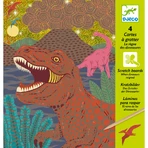 Kreatives Dinosaurier-Kratzspiel