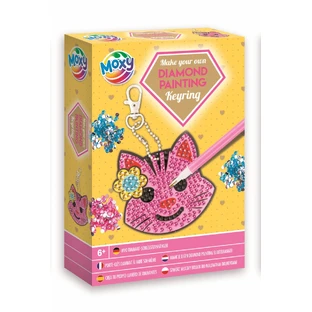 DIY creative set, Create your own keyring with rhinestones, Diamond Paint, Grafix
