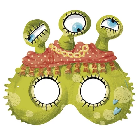 Set of party masks, Fridolin