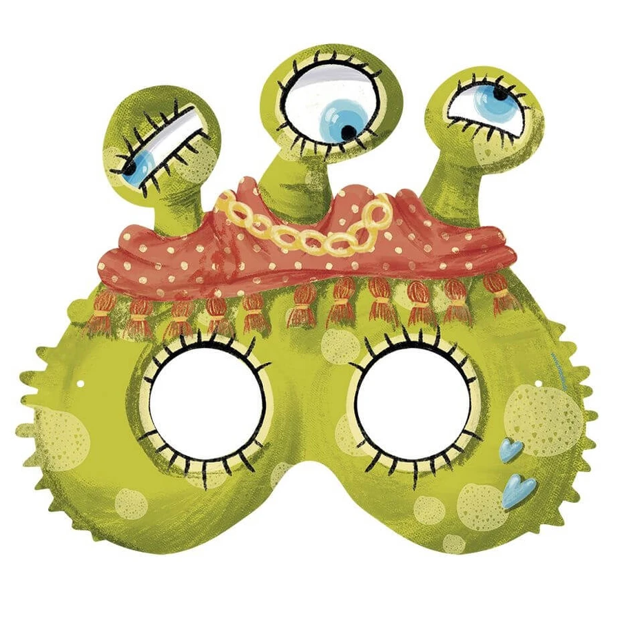 Set of party masks, Fridolin