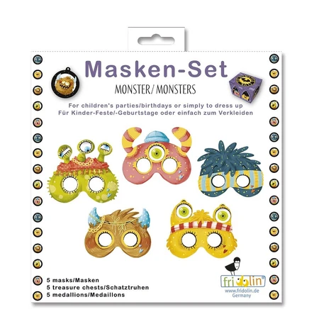 Set of party masks, Fridolin