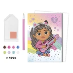 Ensemble de bricolage créatif, cartes de vœux à la peinture au diamant, Gabby's Dollhouse