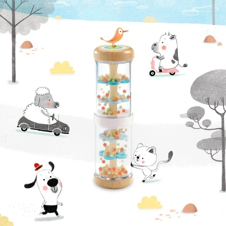 Jucarie bebe Ploaie colorata-Babyrain