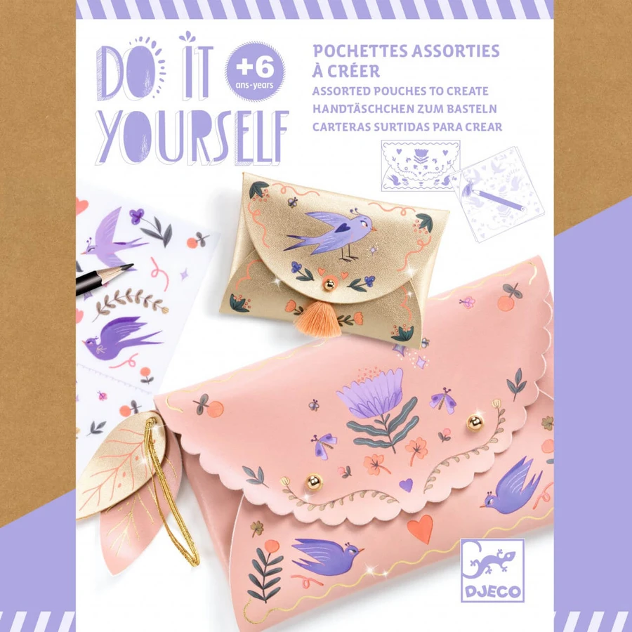 DIY Djeco set, purse and wallet