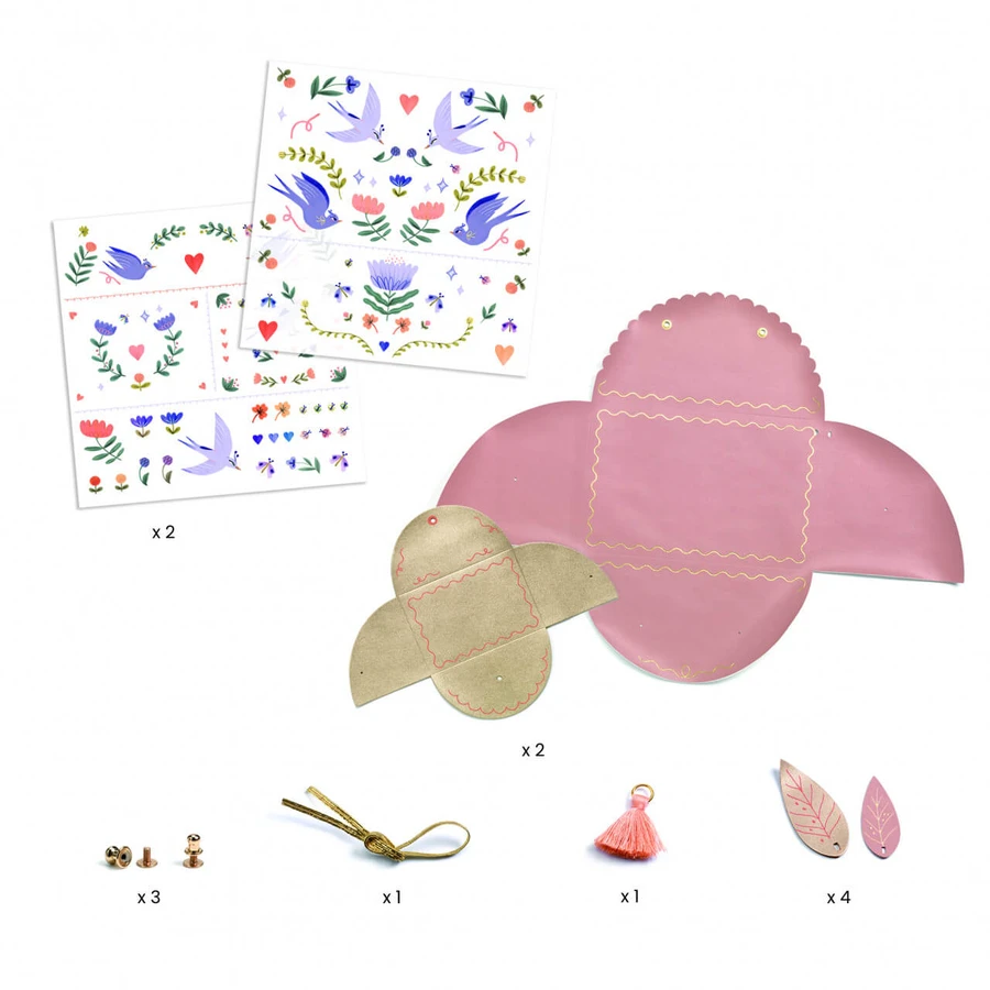 DIY Djeco set, purse and wallet