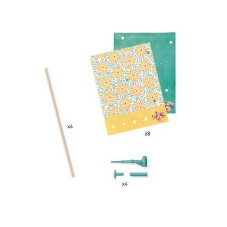 DIY Djeco set, windmolens, bloemmodellen