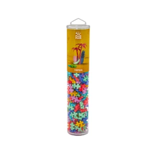 Juego de construcción Plus-Plus, tubo de 240 piezas, Tropical Mix, colores tropicales