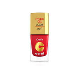 DELIA Vernis à ongles Hybrid Coral Coral No 001 rouge x 11ml