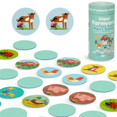 Boppi matching game, 48 pieces, Farm