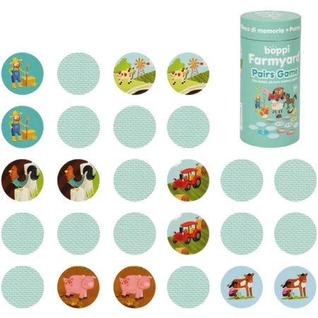 Boppi matching game, 48 pieces, Farm