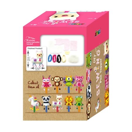 DIY sewing set - decoration pencil topper - Lama