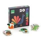 Caja de 20 imanes de animales - Rainbow Andy Westface - Vilac
