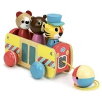Bus mit Fahrgästen zum Mitfahren