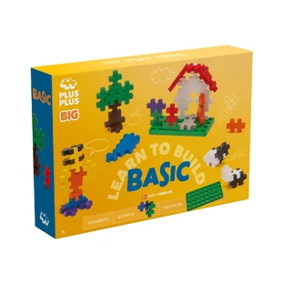 Plus-Plus construction set, 60 large pieces, Learn to build