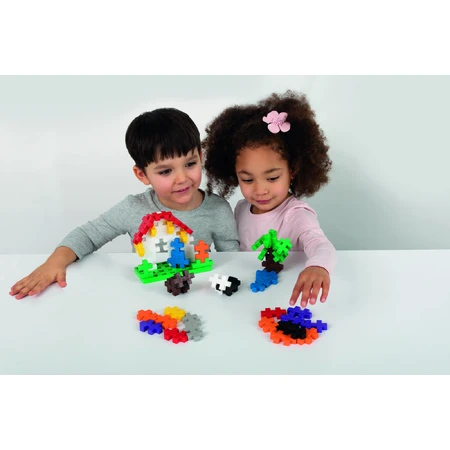 Plus-Plus construction set, 60 large pieces, Learn to build