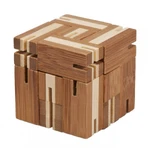 Flexi-cub bamboo 3D logic puzzle game