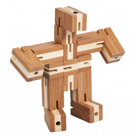 Flexi-cub bamboo 3D logic puzzle game