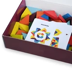 Mosaic wooden triangles 64 pieces