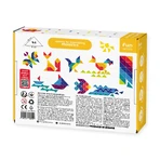 Mosaic wooden triangles 64 pieces