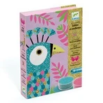 Creatieve workshop met zand en glitter, Vogels
