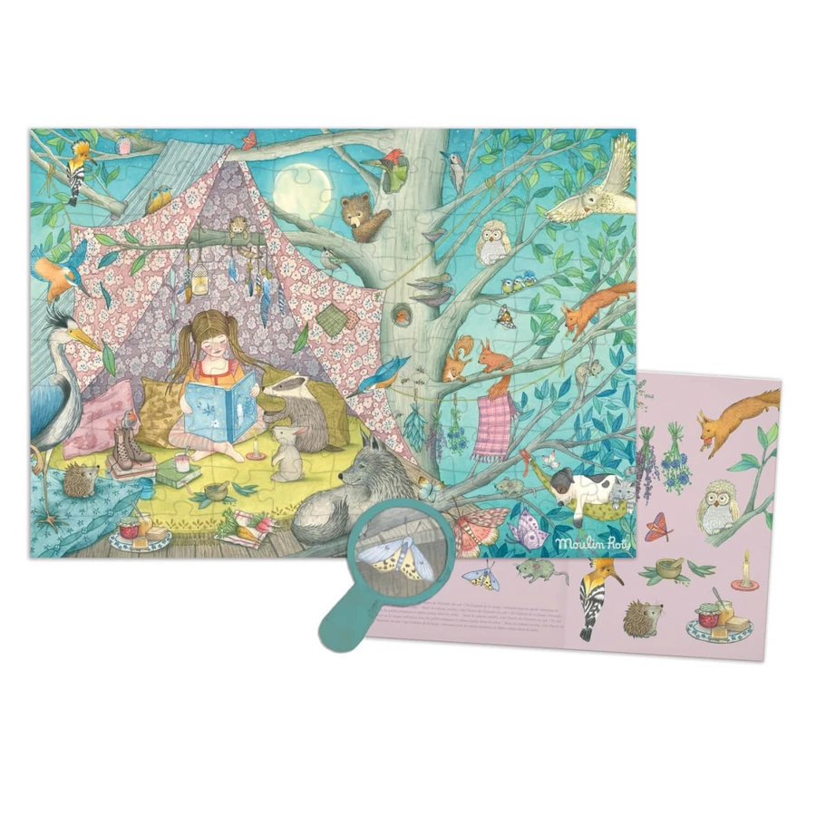 Observatiepuzzel Secret House, Moulin Roty