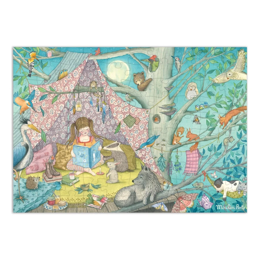 Observatiepuzzel Secret House, Moulin Roty
