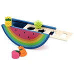 Wooden shape sorter game - Rainbow with fruit Andy Westface - Vilac