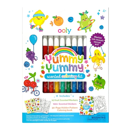 Yummy Yummy Scented Coloring Set - 3 in 1