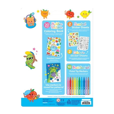 Yummy Yummy Scented Coloring Set - 3 in 1