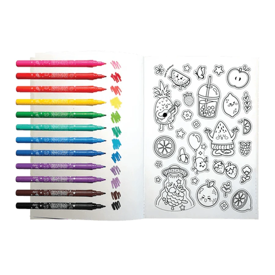 Yummy Yummy Scented Coloring Set - 3 in 1