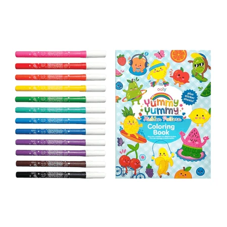 Yummy Yummy Scented Coloring Set - 3 in 1