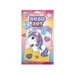 Set créatif, Mosaïque de perles Peel and Stick, Bead Art, licorne, A5