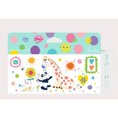 Set of 5 washable Dot Markers - pastel colors, Haku Yoka