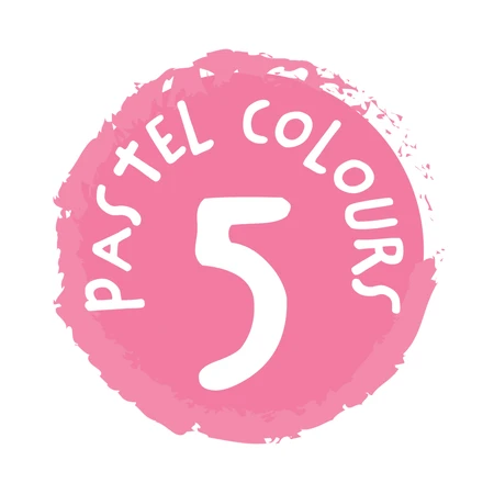 Set of 5 washable Dot Markers - pastel colors, Haku Yoka