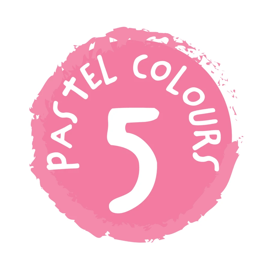 Set of 5 washable Dot Markers - pastel colors, Haku Yoka