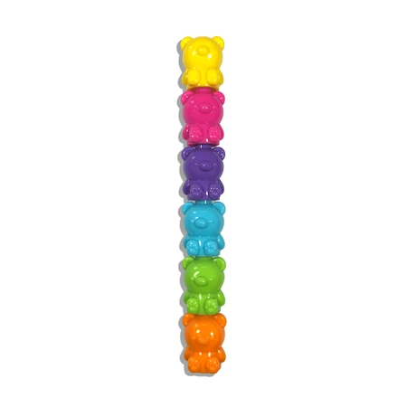 Auswechselbare Marker Bear Besties - Satz von 5 Neonfarben - Bear Besties