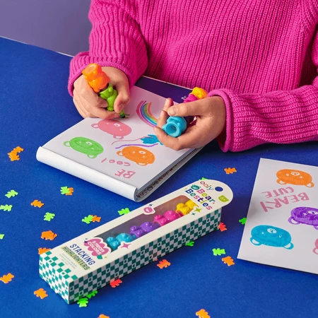 Auswechselbare Marker Bear Besties - Satz von 5 Neonfarben - Bear Besties