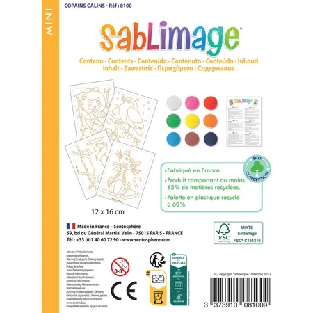 Kreatives Sand-Kit - Mini Sablimage Friends - Sentosphere