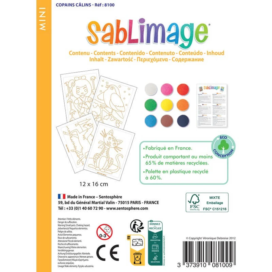 Kreatives Sand-Kit - Mini Sablimage Friends - Sentosphere