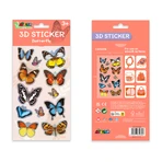 Stickers 3D - Papillons, collection Créations naturelles