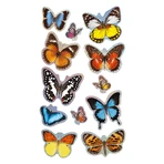 Stickers 3D - Papillons, collection Créations naturelles