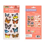 Stickers 3D - Papillons, collection Créations naturelles