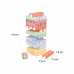 Unstable tower with farm animals, Orange Tree Toys