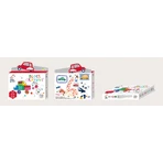 Interconnectable Block Crayons Waxed Pencils - Machine, Haku Yoka