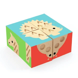 TouchBasic wooden cubes, Djeco