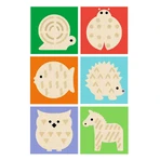 TouchBasic wooden cubes, Djeco